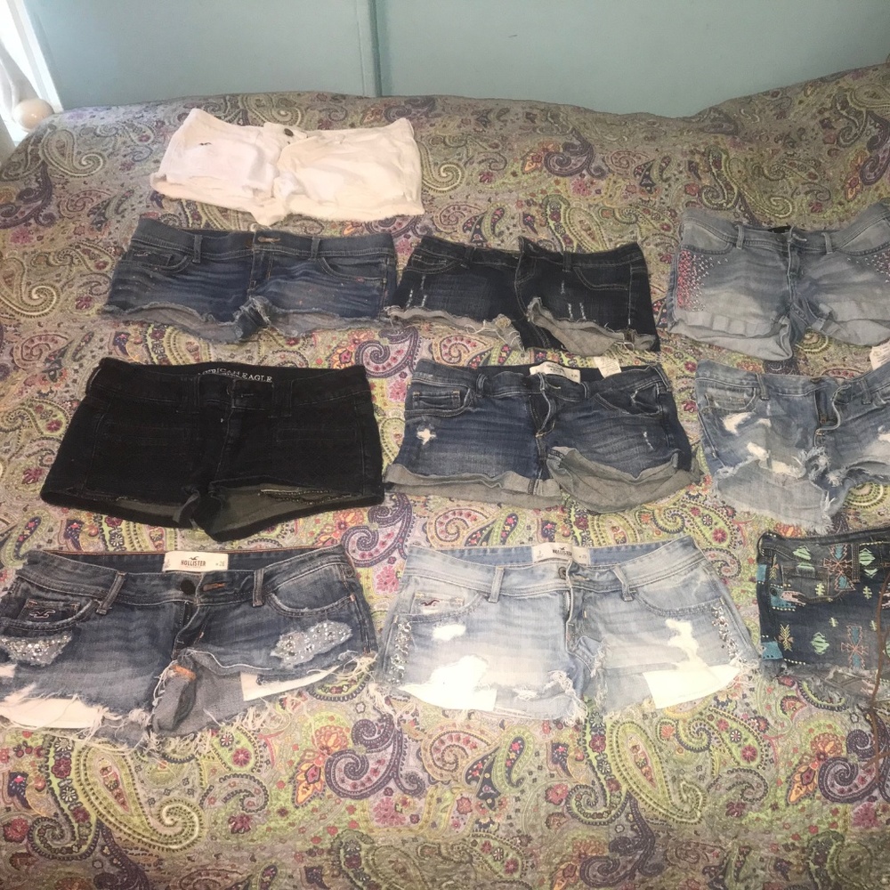 Lot of Hollister shorts & others